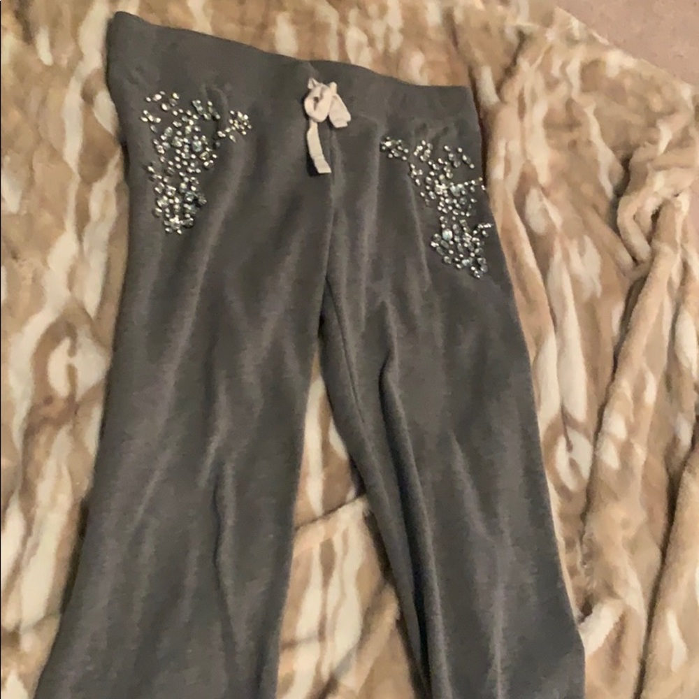 Express Bedazzled Sweat Pants